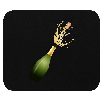 Discover A champagne bottle – for New Year's Eve & parties Mouse Pads
