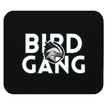 Discover Eagle Head Bird Gang Logo Design Mouse Pads