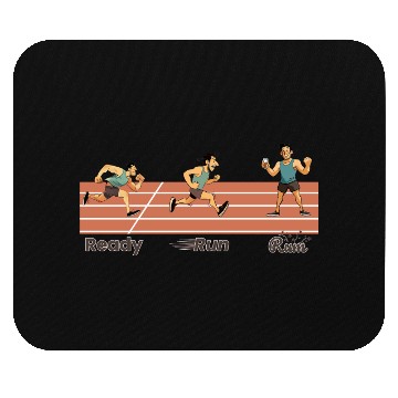 Discover Runners Race Day, Daily Training, Ready Run Rum Mouse Pads