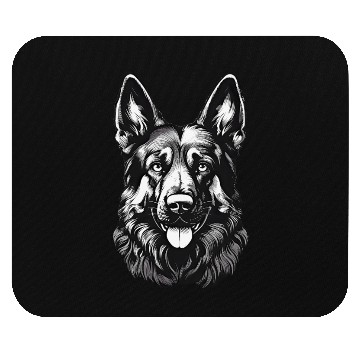 Discover German Shepherd guard dog dad pet beautiful puppy Mouse Pads