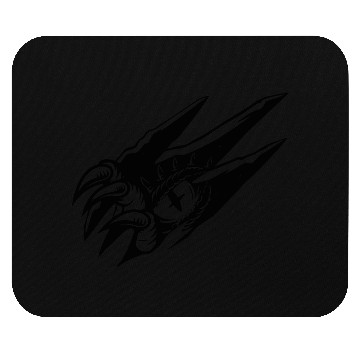 Discover Dark Dragon Claw Emblem Print Mouse Pads