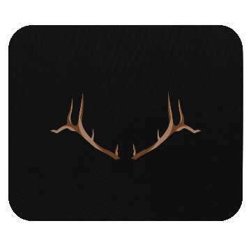 Discover Deer Horn Brown Mouse Pads
