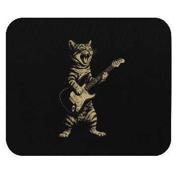 Discover Roaring Cat Guitar Punk Art Mouse Pads