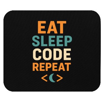 Discover Coding Life Motivational Typography Mouse Pads