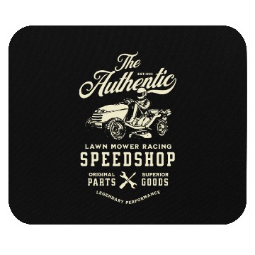 Discover Lawnmower Racing - Authentic Speed Shop - Vintage Mouse Pads