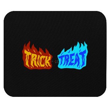 Discover “Trick or Treat Fire & Ice Typography” Mouse Pads