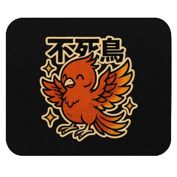 Discover Kawaii Phoenix Japanese Mouse Pads