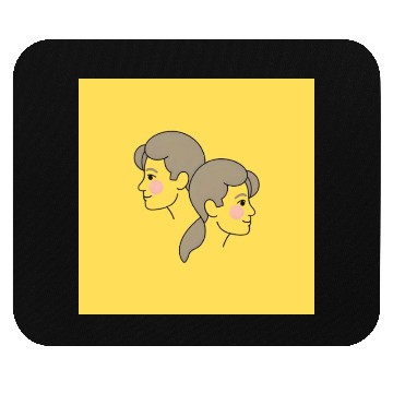 Discover Serenity Star Signs - Gemini Mouse Pads