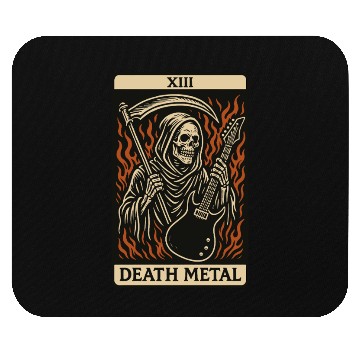 Discover Death Metal (Card XIII) Mouse Pads