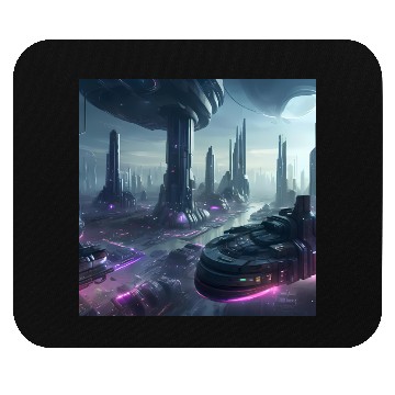 Discover Ethereal Alien Planet Landscape Mouse Pads