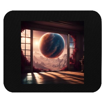 Discover Galactic View from Alien World Mouse Pads