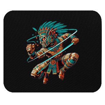 Discover Aztec Warrior - Inca Maya Mayans Mouse Pads