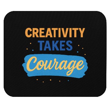 Discover Inspirational Quote with Bold Typography Mouse Pads