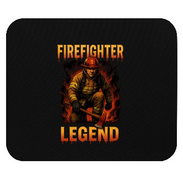 Discover Firefighter Legend Mouse Pads