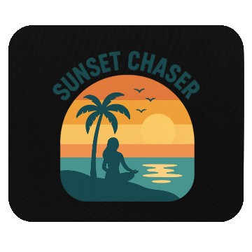 Discover Sunset Chaser Beach Vibes Design Mouse Pads