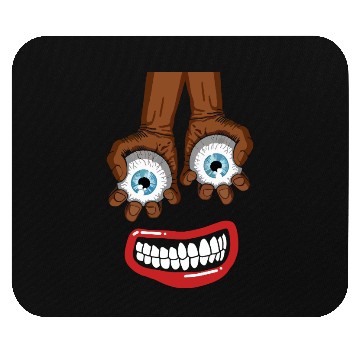 Discover Red smile Mouse Pads