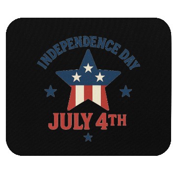 Discover Independence Day Star Celebration Mouse Pads
