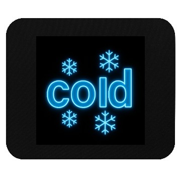 Discover Neon Snowflake Winter Lighting Mouse Pads