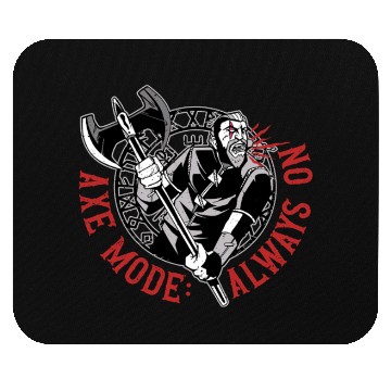 Discover Viking Mythology Pagan Axe Mode Always On Mouse Pads
