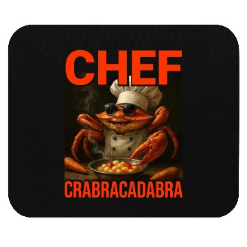 Discover Chef Crabracadabra Mouse Pads - Meme Magic Crab Chef
