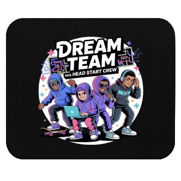 Discover Dream Team Vibes: Head Start Crew Edition Mouse Pads