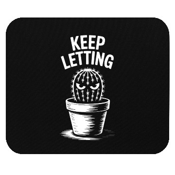 Discover Little angry Cactus  Mouse Pads