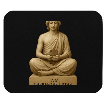 Discover Contemplative Buddha with Smartphone Mouse Pads