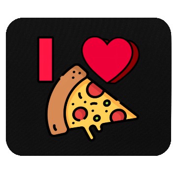 Discover I LOVE PIZZA #1 Mouse Pads