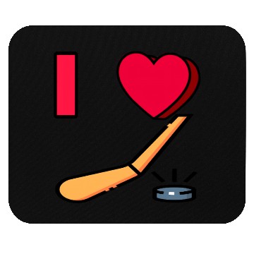 Discover I LOVE HOCKEY #1 Mouse Pads