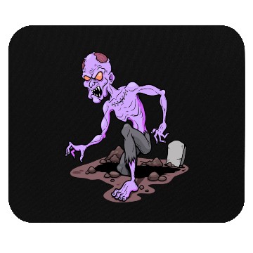 Discover Horror Zombie Monster Illustration Mouse Pads