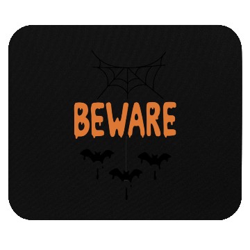 Discover Beware Halloween Mouse Pads – Spooky Season Vibes