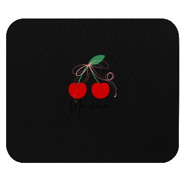 Discover Cherry Cluster Botanical Print Mouse Pads