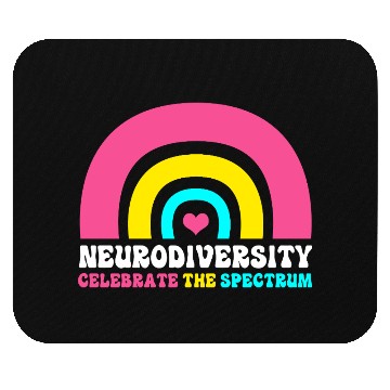 Discover Neurodiversity Autistic Rainbow Adhd Mouse Pads