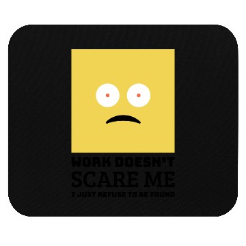 Discover Minimal Sad Face Design Mouse Pads