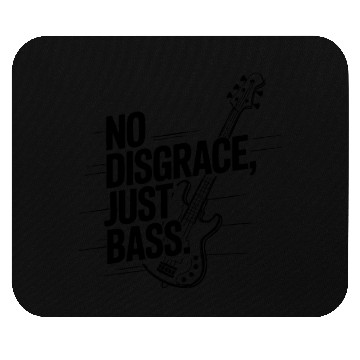 Discover Just Bass, No Disgrace – White Mouse Pads