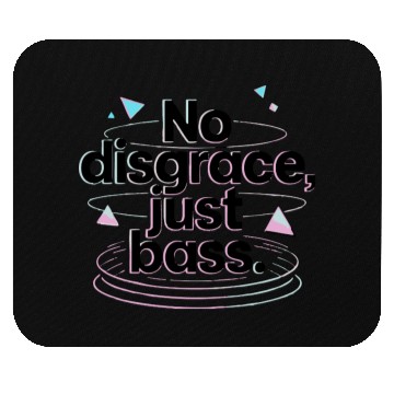 Discover No Disgrace Just Bass Retro Mouse Pads