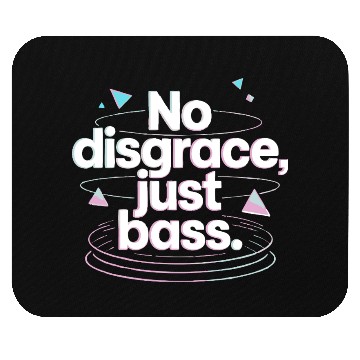 Discover No Disgrace Just Bass Retro Mouse Pads