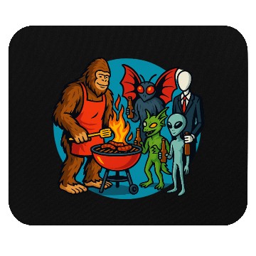 Discover Cryptid Cookout Mouse Pads
