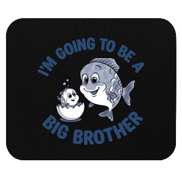 Discover Cute Fish Big Brother Reveal Mouse Pads