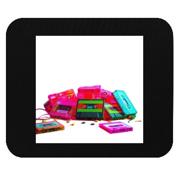 Discover Vibrant Retro Cassette Tape Pattern Mouse Pads