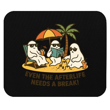 Discover ghost vacation Mouse Pads