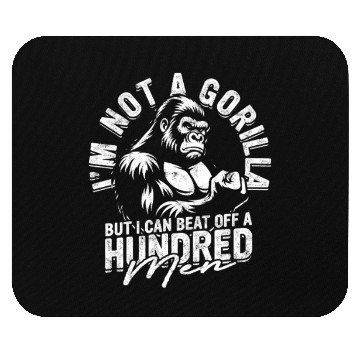Discover Not Gorilla Can Beat Off Hundred Men Mouse Pads