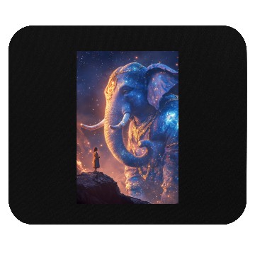 Discover Celestial Elephant Guardian Mouse Pads