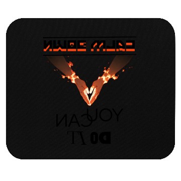 Discover calm down,you can do it! cool reverse typography Mouse Pads