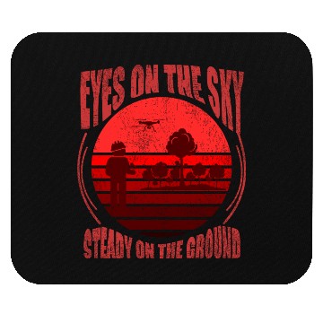 Discover EYES ON THE SKY, MAP DRONE Mouse Pads