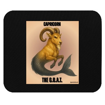Discover Capricorn The Mythical Sea Goat Mouse Pads