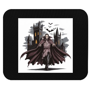 Discover Vampire Count Gothic Castle Print Mouse Pads