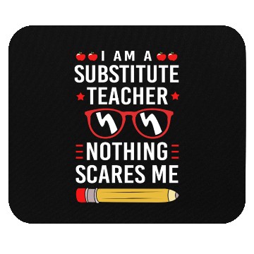 Discover Substitute Teacher Back To School Mouse Pads