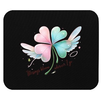 Discover Magical Heart-Shaped Butterfly Design Mouse Pads