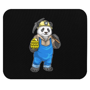 Discover Panda Easter Mining Mouse Pads